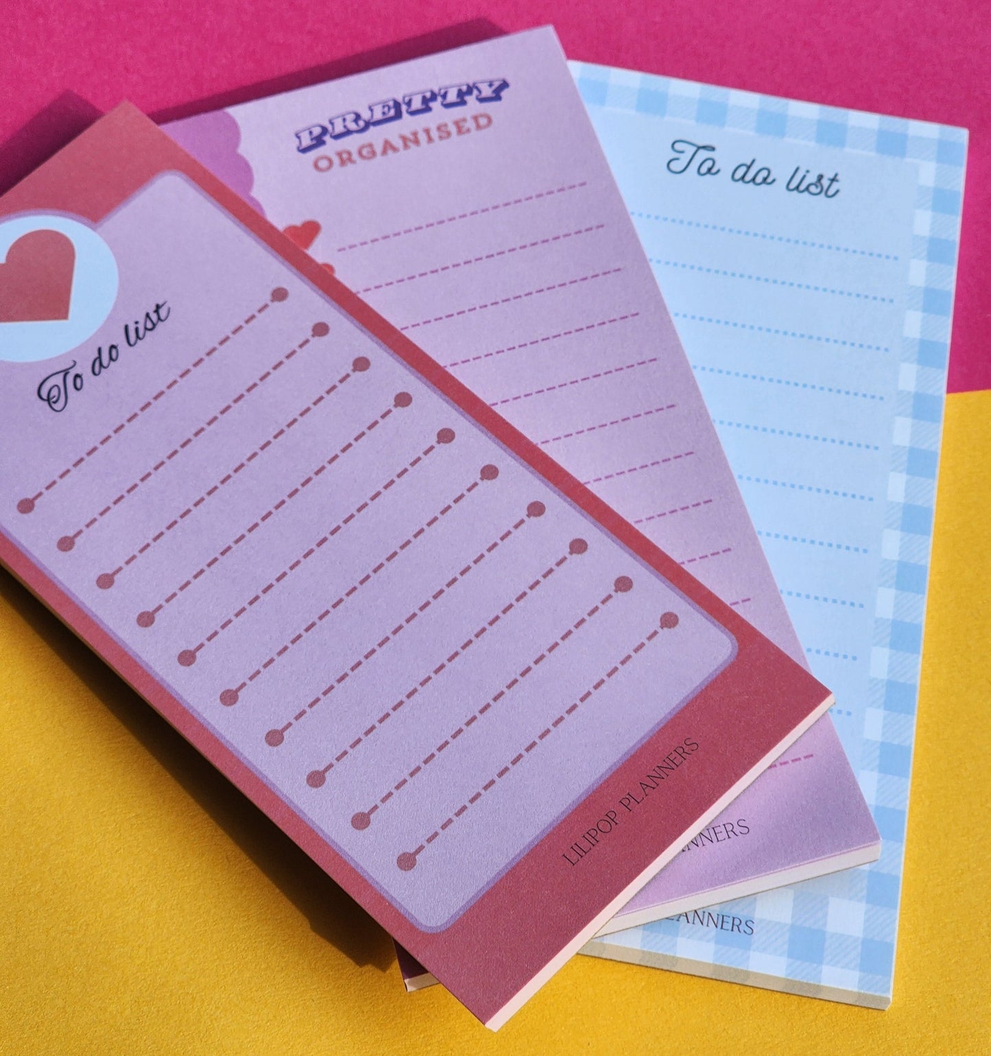 Love note notepad to do list planner