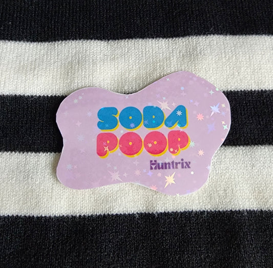 Soda Poop (Holographic Sticker)