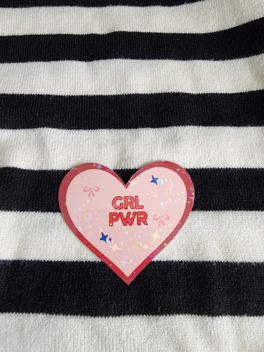 GRL PWR (Holographic Sticker)