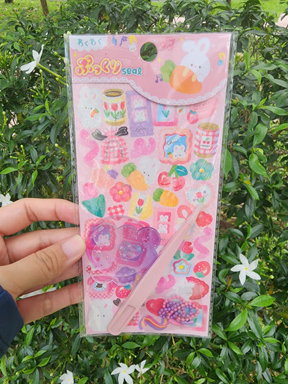 Kawaii Sticker Keychain Decor Pack