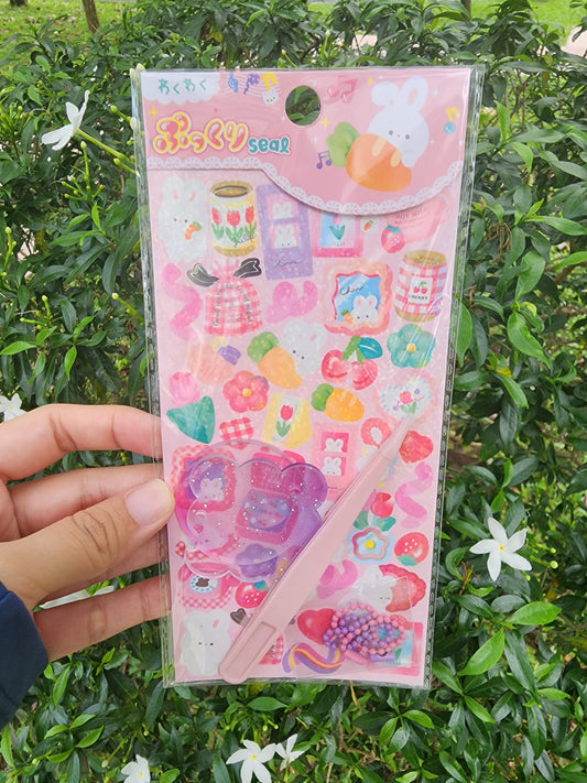 Kawaii Sticker Keychain Decor Pack