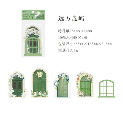 Window door craft cards